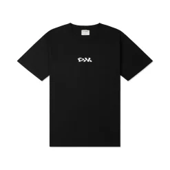 Core Staple Tee Black White