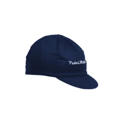 Cotton Cycling Cap Navy Traditional Logo