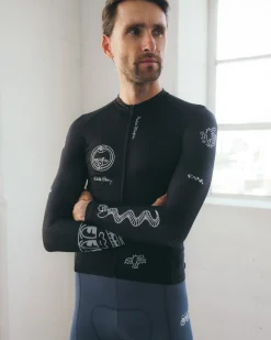 Men's Core Long Sleeve Jersey Keith Haring x PM Black