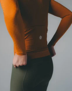 Men's Pro Long Sleeve Jersey Walnut