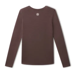 Men's Pro Merino Long Sleeve Base Layer Brown
