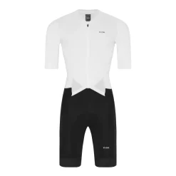 Men's Pro Race Suit Cycling Bundle White
