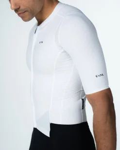 Men's Pro Race Suit Cycling Bundle White