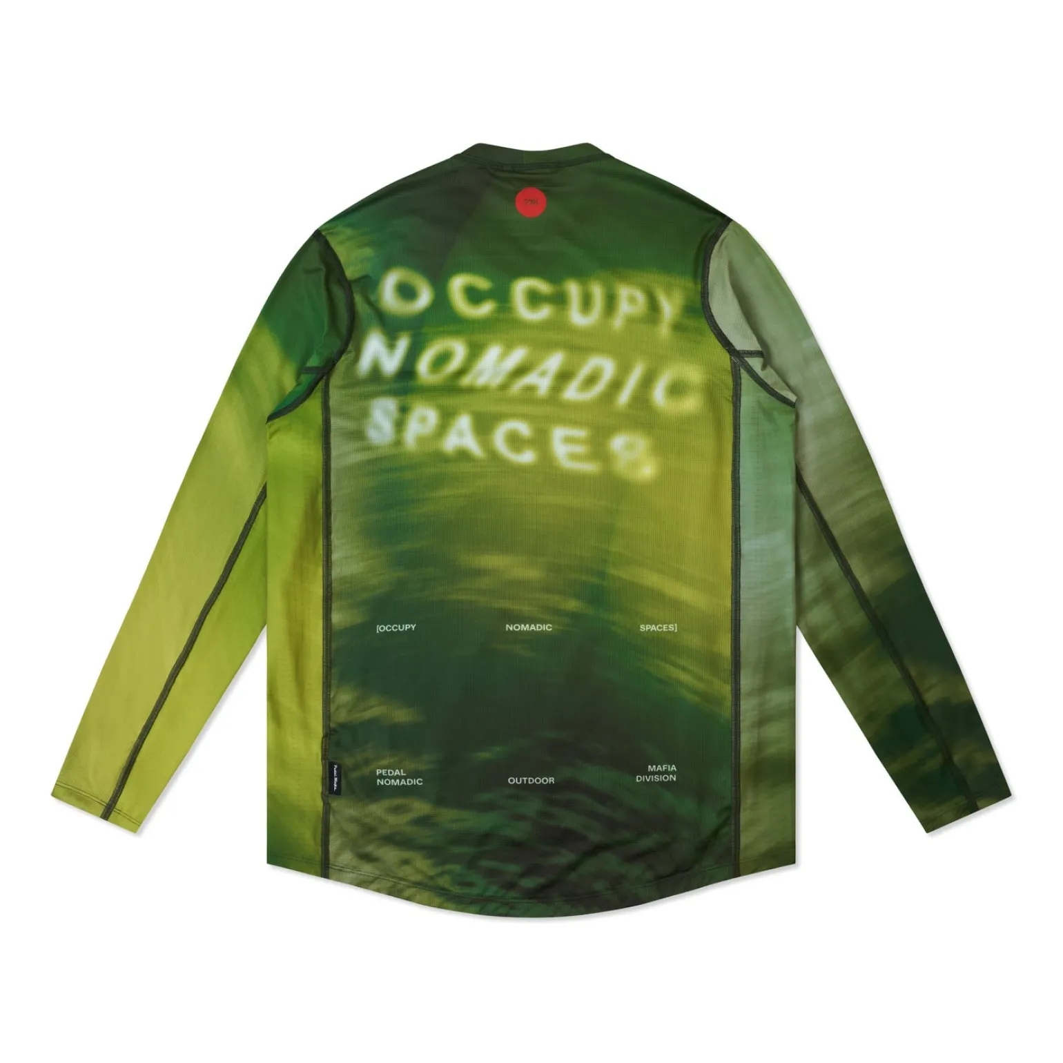 Nomadic Tech Long Sleeve T Shirt Green Blur