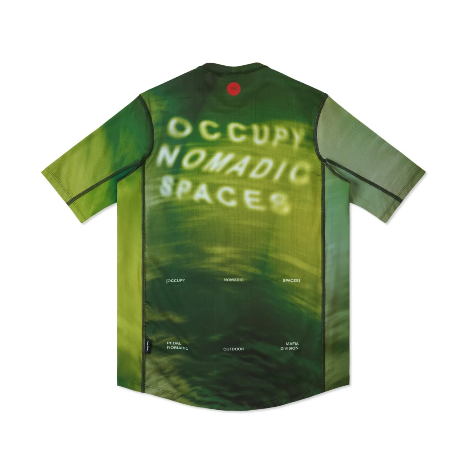 Nomadic Tech Short Sleeve T Shirt Green Blur