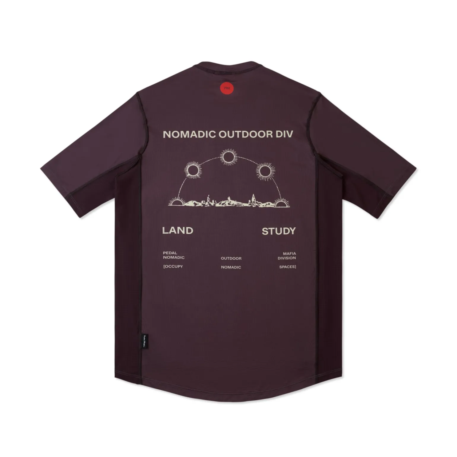 Nomadic Tech Short Sleeve T Shirt Violet Pale Lemon