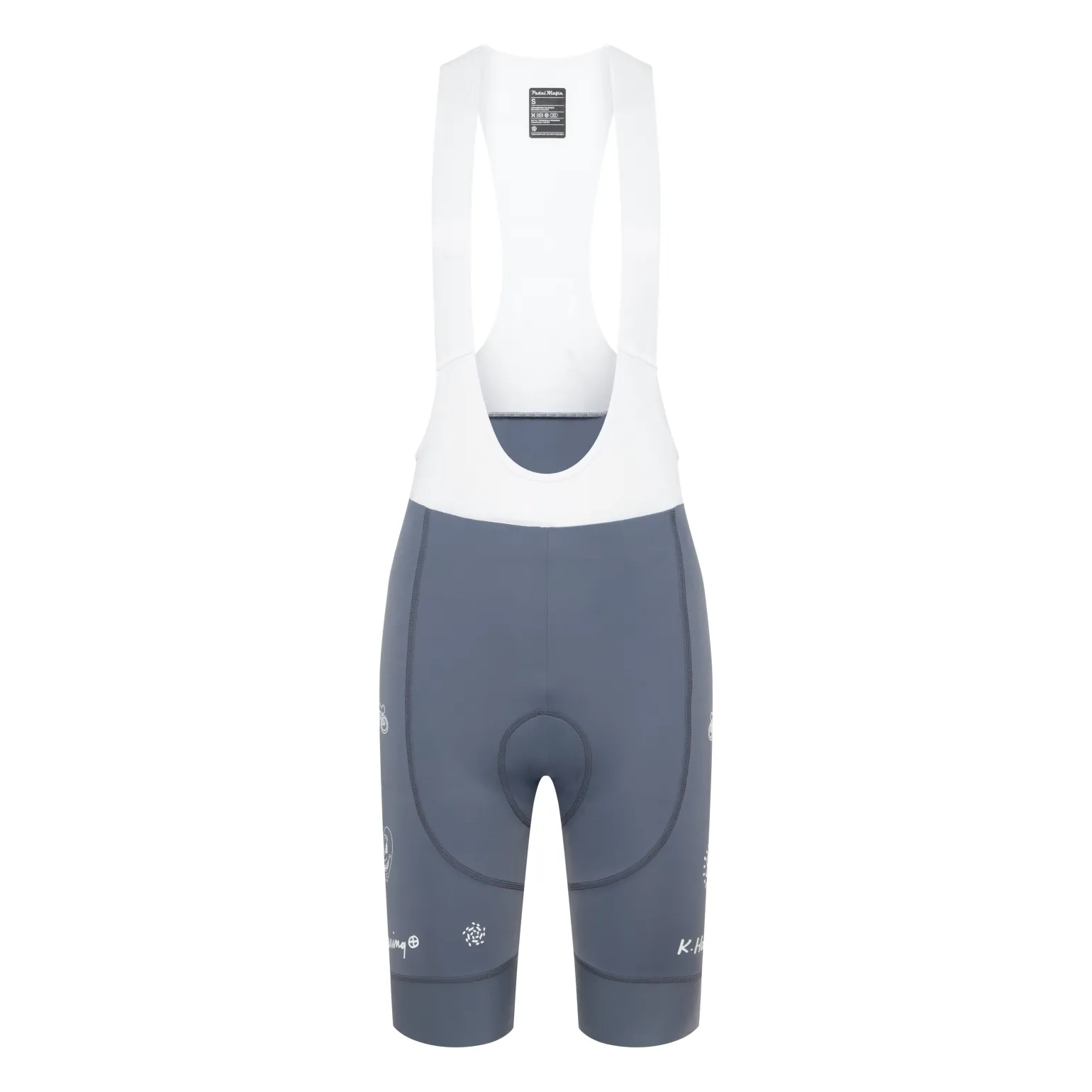 Women's Core Bib Shorts Keith Haring x PM Grey