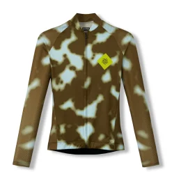 Women's Core Long Sleeve Jersey Marble Dark Brown