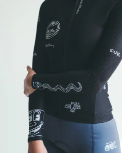 Women's Core Long Sleeve Jersey Keith Haring x PM Black
