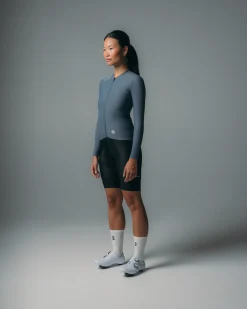 Women's Pro Delta Long Sleeve Jersey Dark Blue Steel
