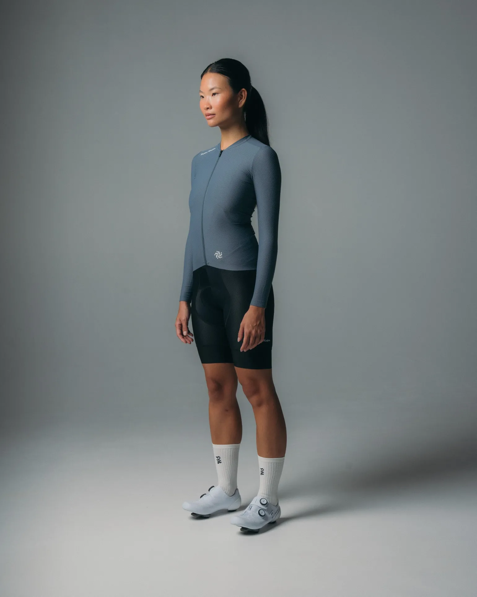 Women's Pro Delta Long Sleeve Jersey Dark Blue Steel