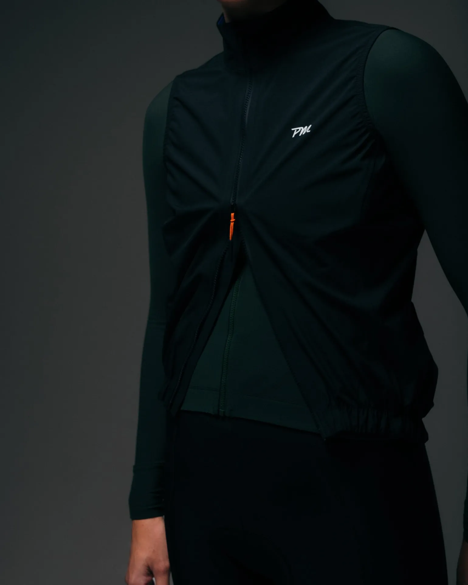 Women's Pro Heavy Rain Vest Black