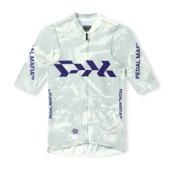 Women's Pro Race Jersey Glitch Flow White Noise