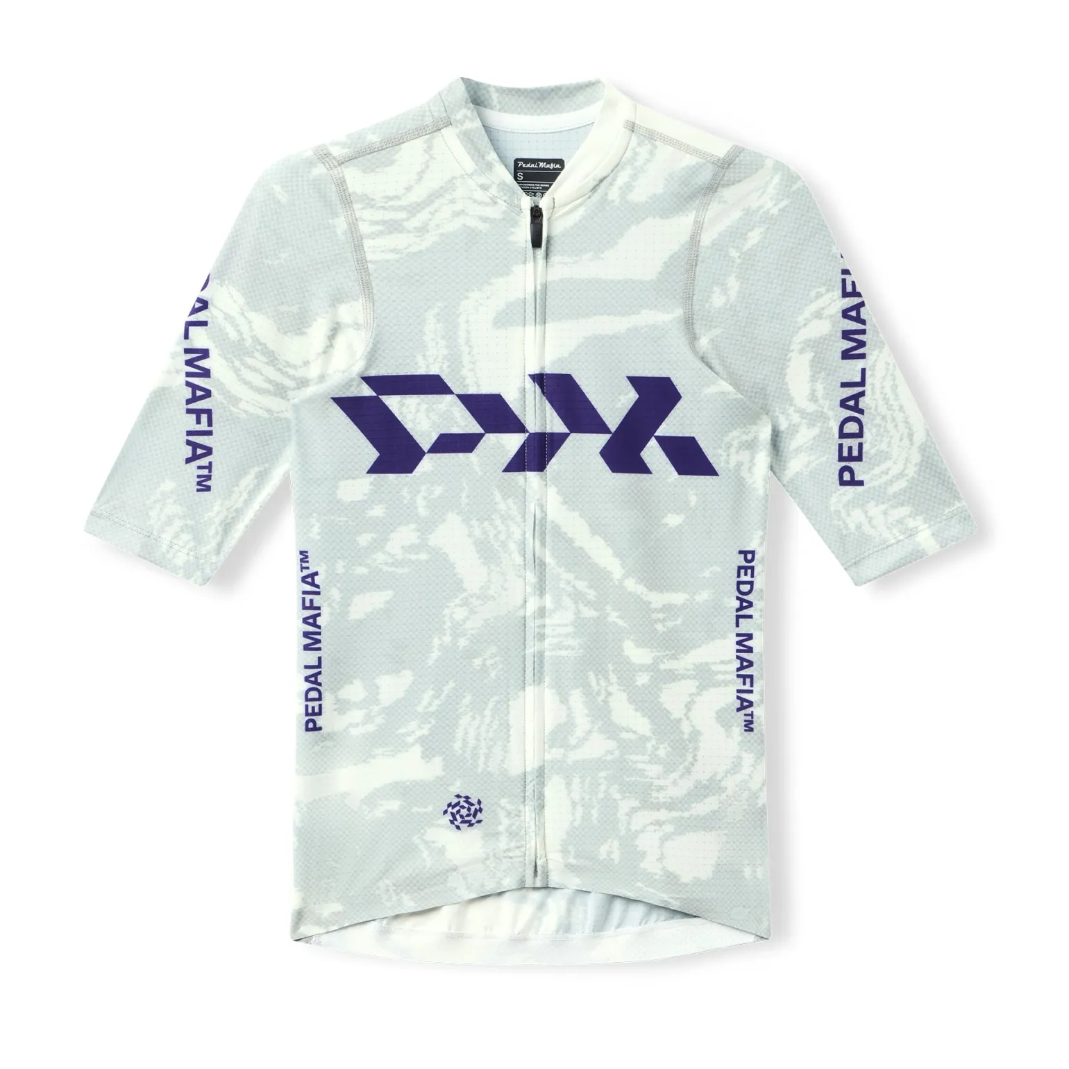 Women's Pro Race Jersey Glitch Flow White Noise