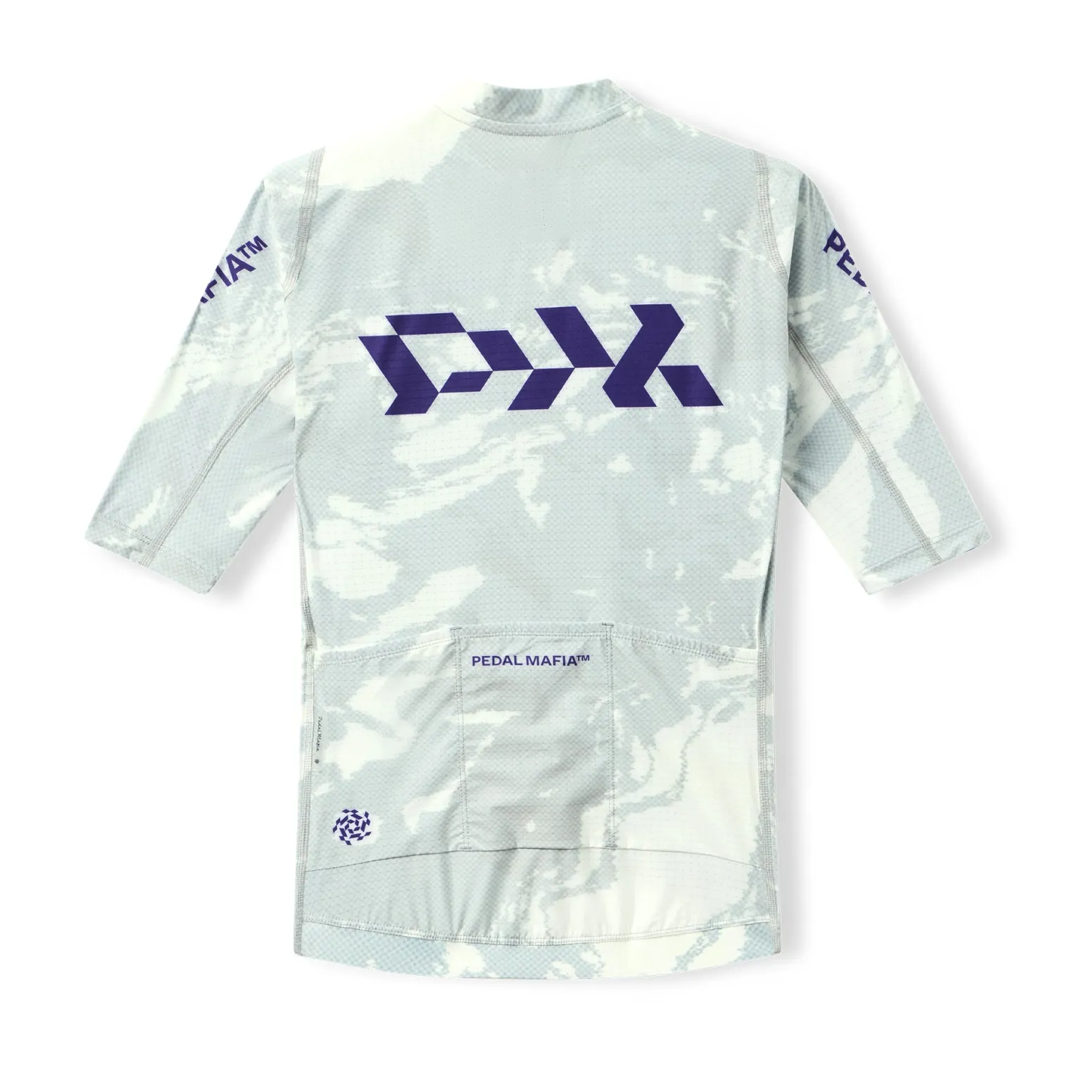 Women's Pro Race Jersey Glitch Flow White Noise